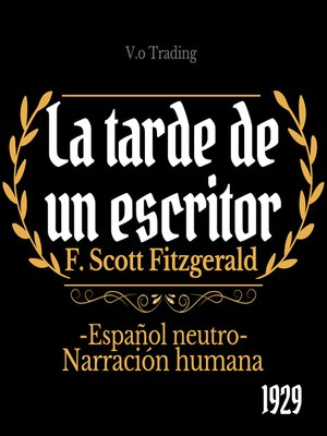 cover image of La tarde de un escritor